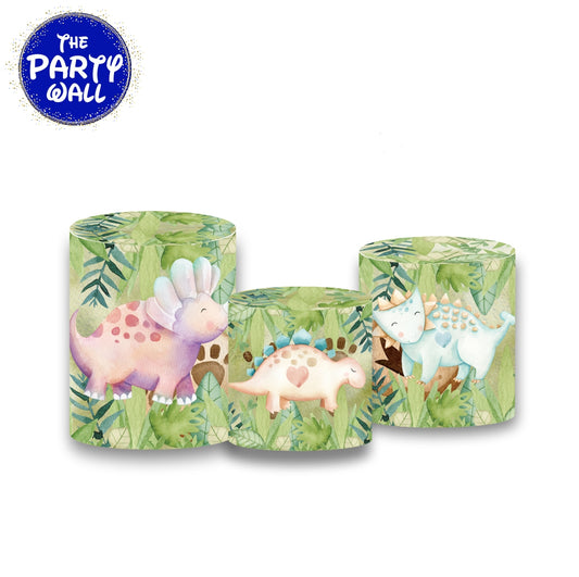 Dinosaurios Cute - Fundas para cilindros