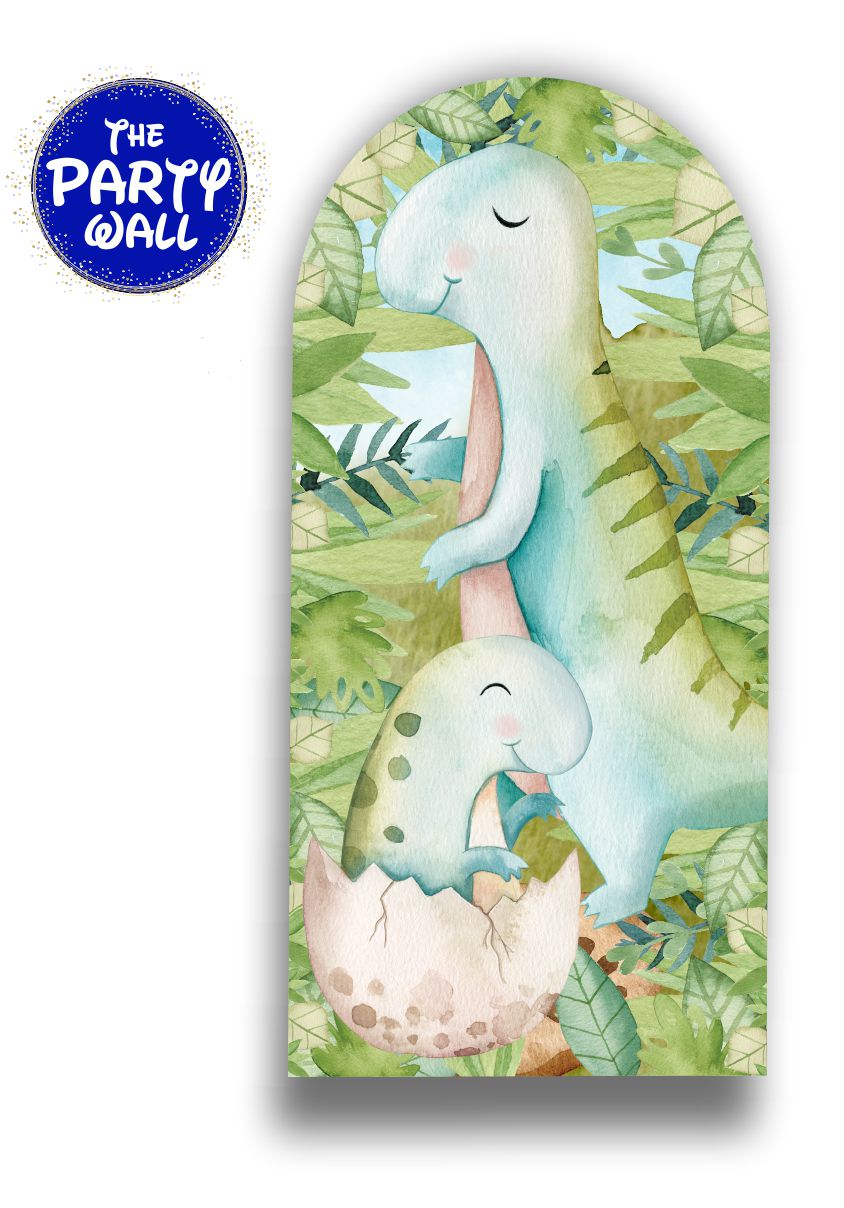 Dinosaurios Cute - Funda para mampara de punta redonda