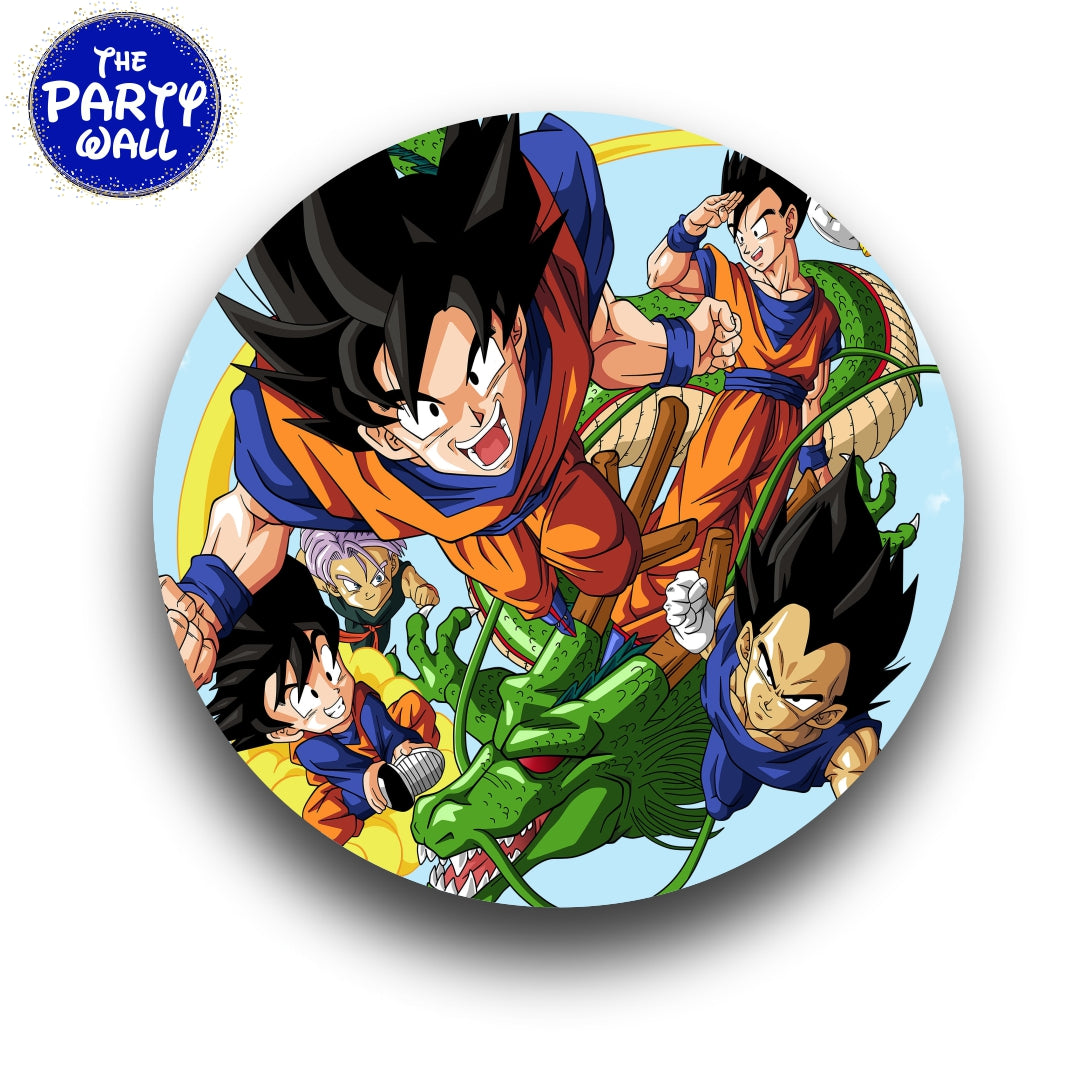 Dragon Ball - Funda para mampara circular