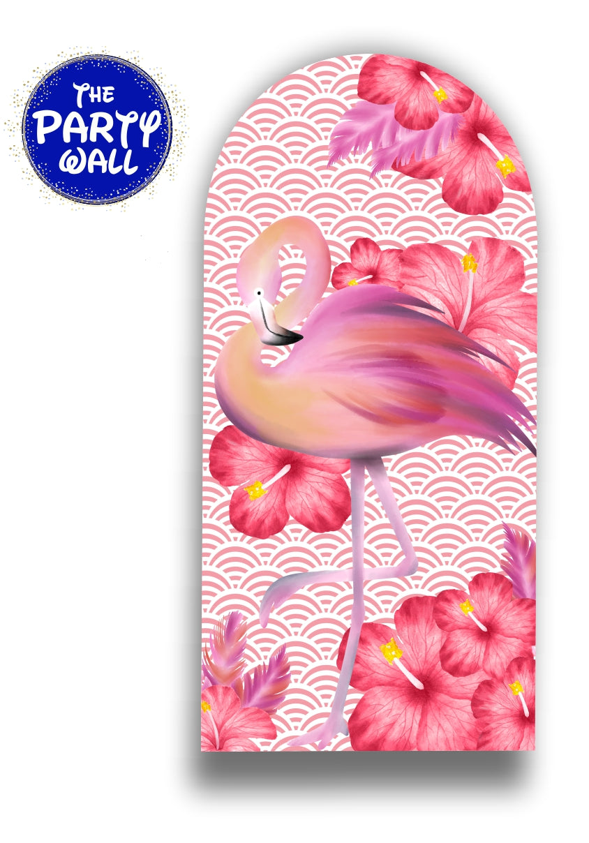 Flamingo- Funda para mampara de punta redonda