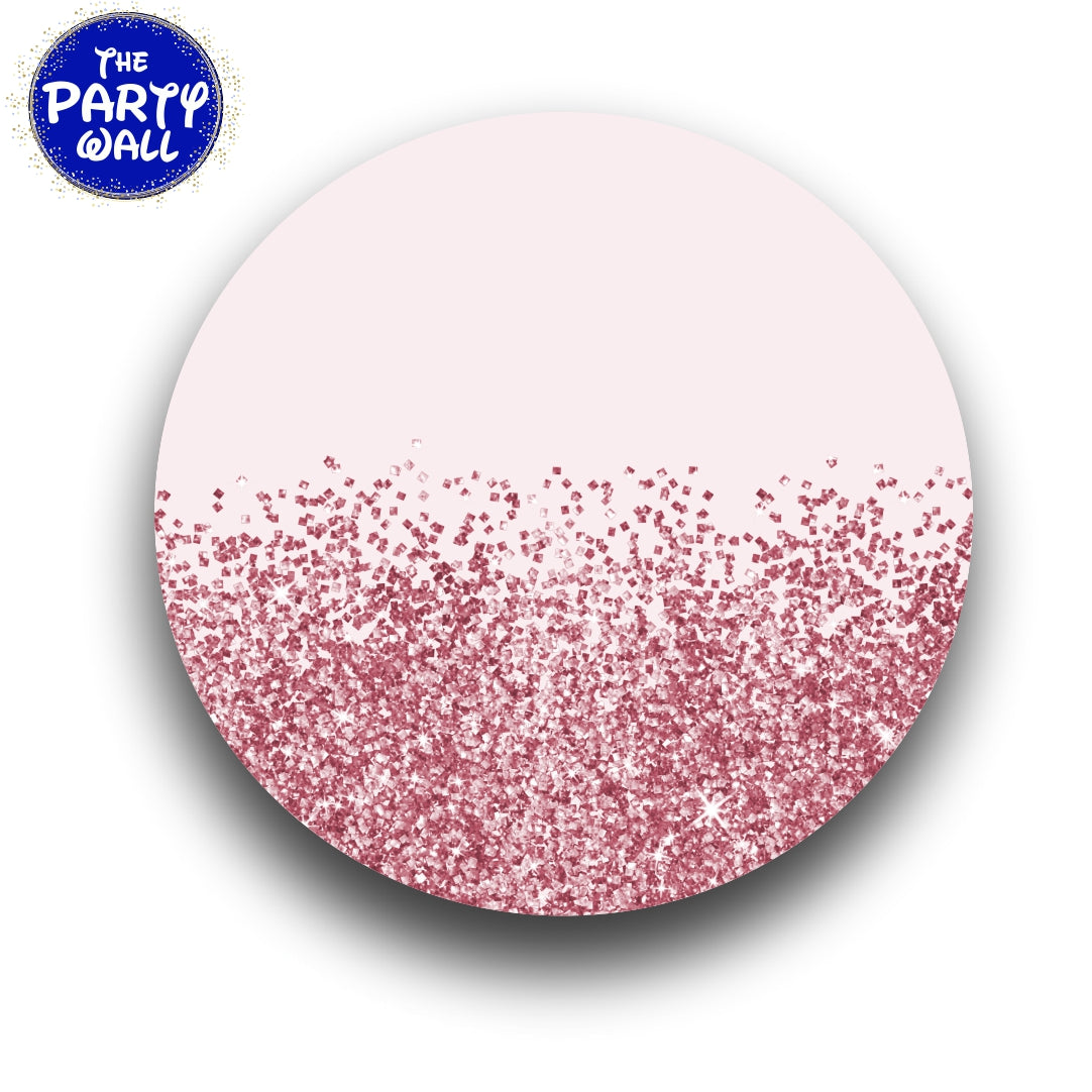 Glitter - Funda para mampara circular