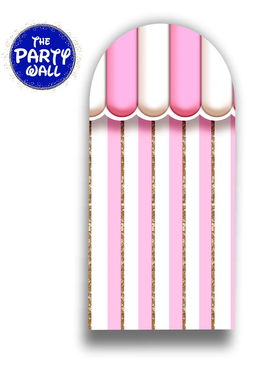 Helado - Ice Cream - Funda para mampara de punta redonda