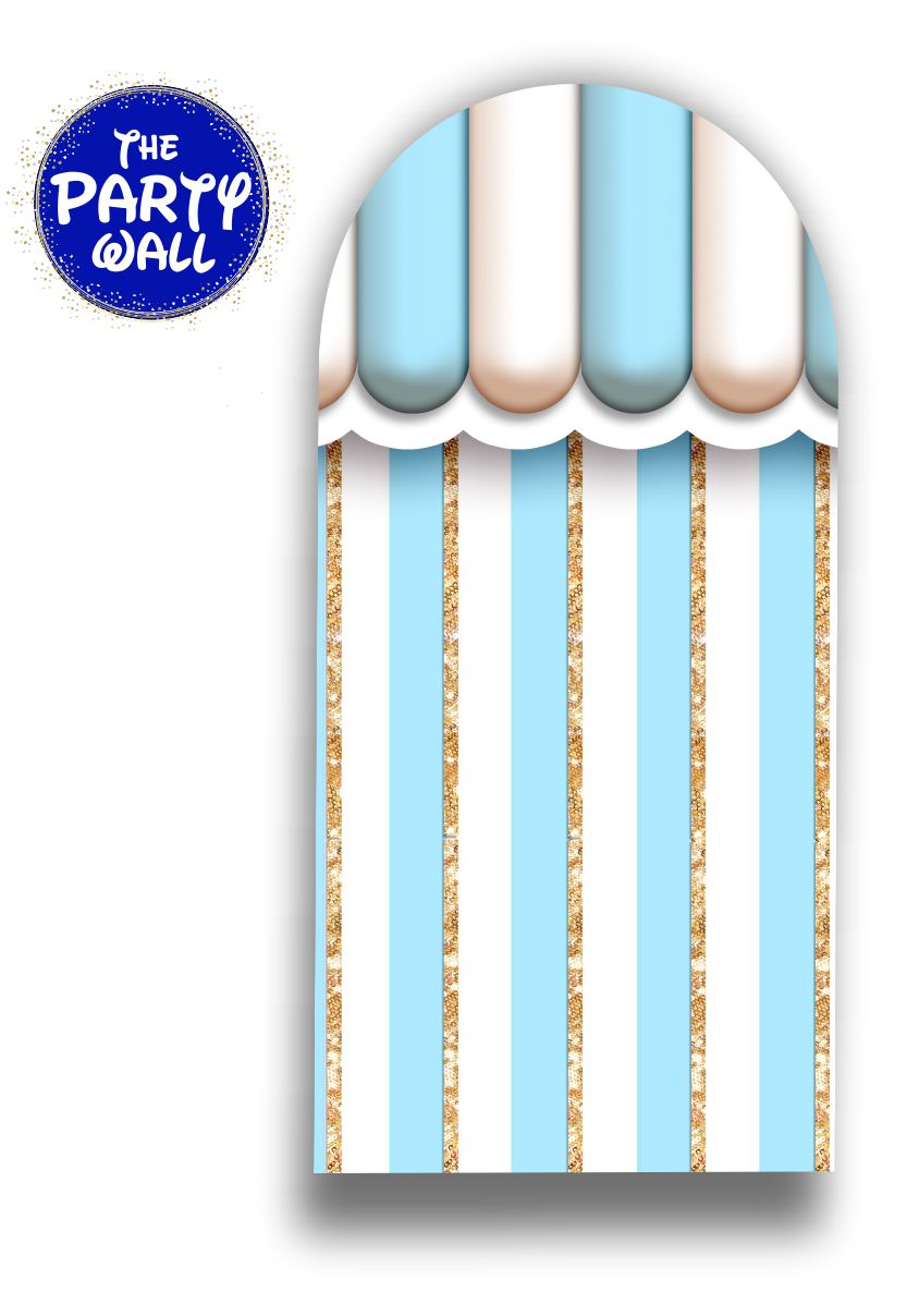 Helado - Ice Cream - Funda para mampara de punta redonda