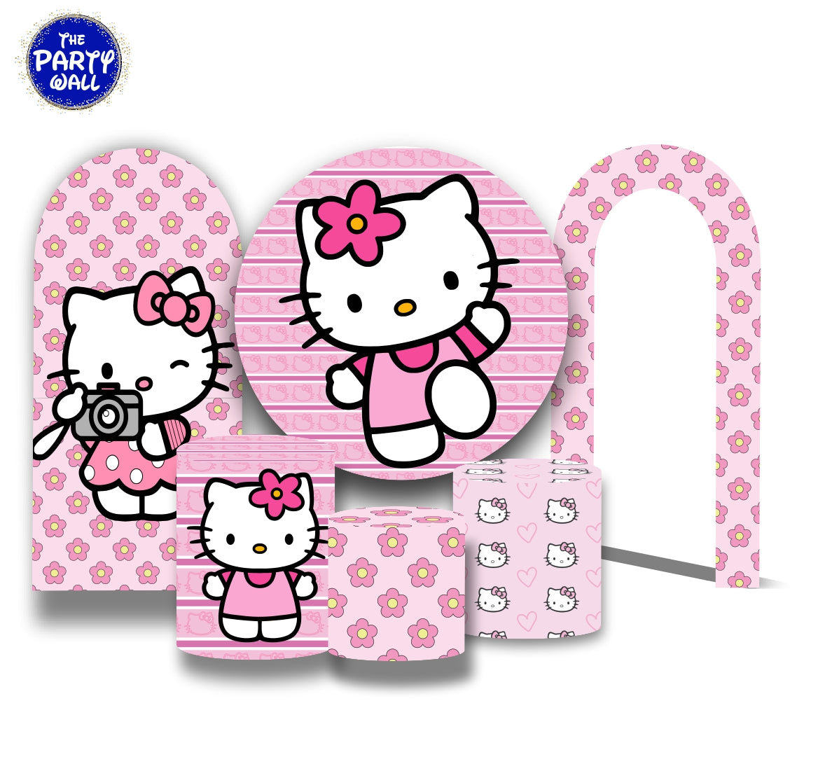 Hello Kitty - Fundas para set sencillo + 2 complementos
