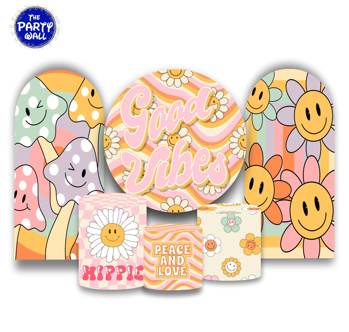 Hippie - Fundas para set + 2 complementos