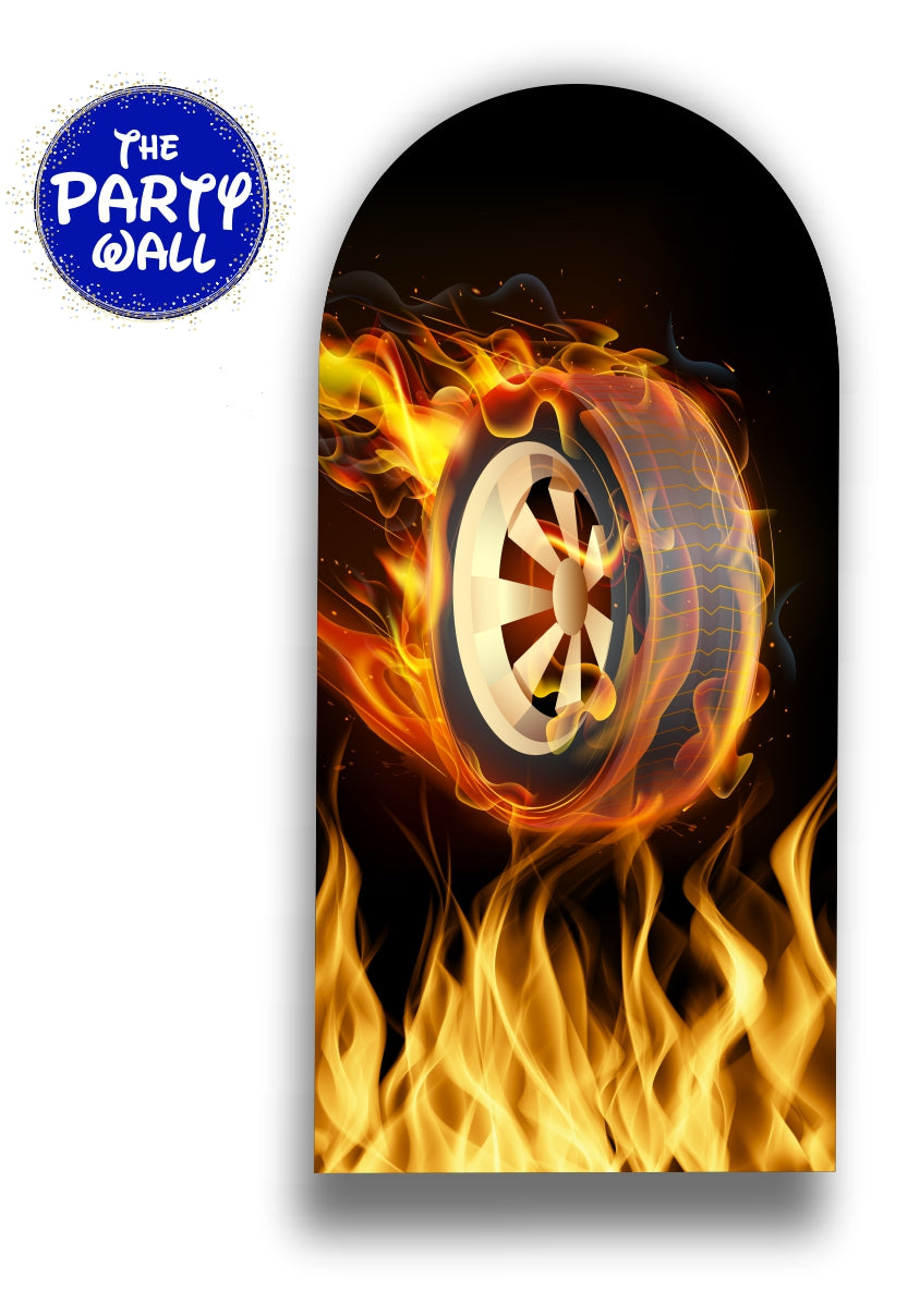 Hot Wheels - Funda para mampara de punta redonda