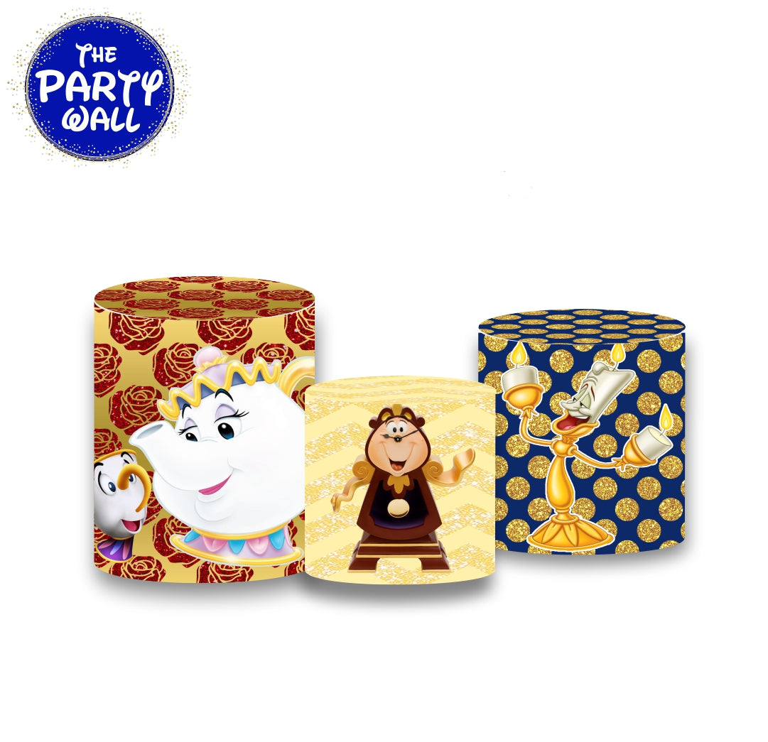 La Bella y la Bestia - Fundas para cilindros