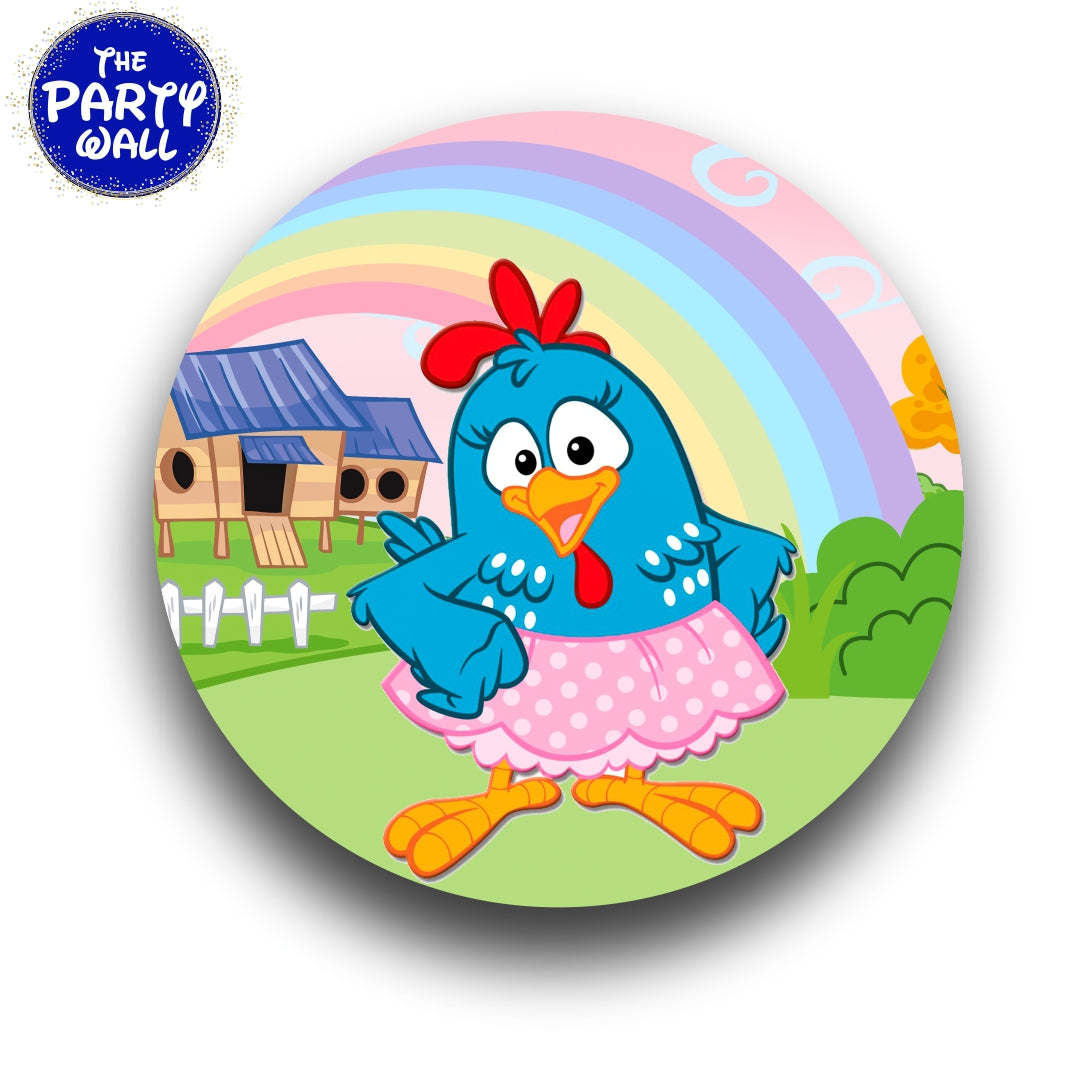 La Gallina Pintadita - Funda para mampara circular