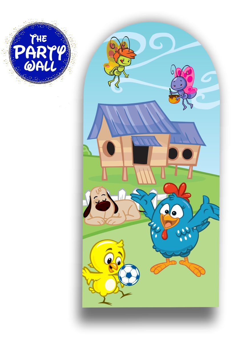 La Gallina Pintadita - Funda para mampara de punta redonda