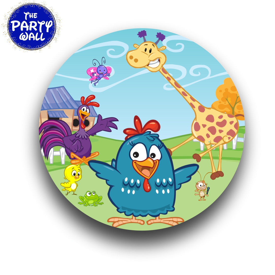 La Gallina Pintadita - Funda para mampara circular