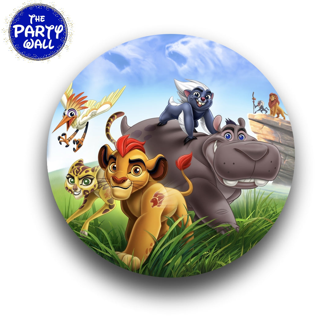 La Guardia del León - Funda para mampara circular