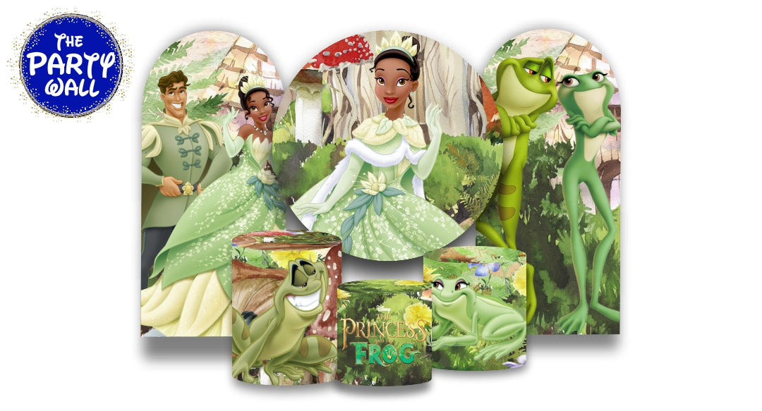 La Princesa y el Sapo - Fundas para set + 2 complementos