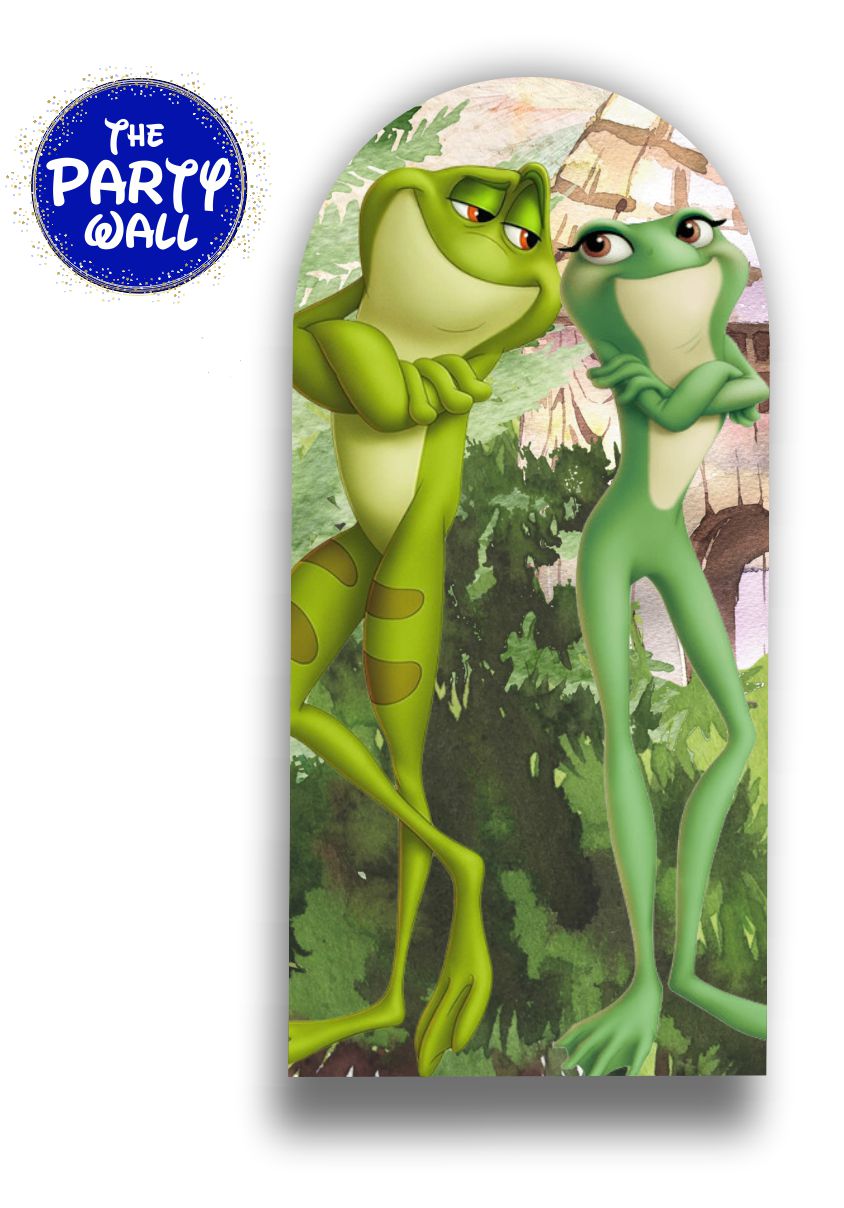 La Princesa y el Sapo - Funda para mampara de punta redonda