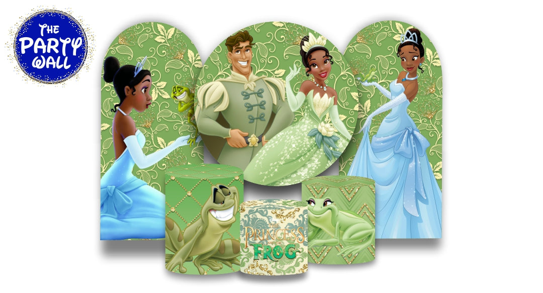 La Princesa y el Sapo - Fundas para set + 2 complementos