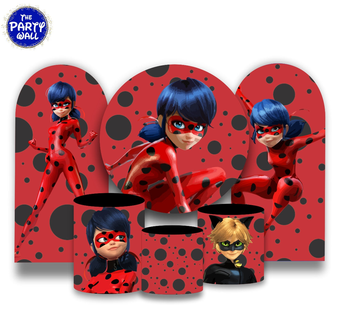 Ladybug - Fundas para set + 2 complementos