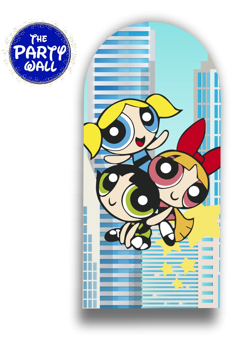 Las Chicas Superpoderosas - Funda para mampara de punta redonda