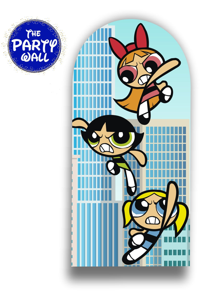 Las Chicas Superpoderosas - Funda para mampara de punta redonda