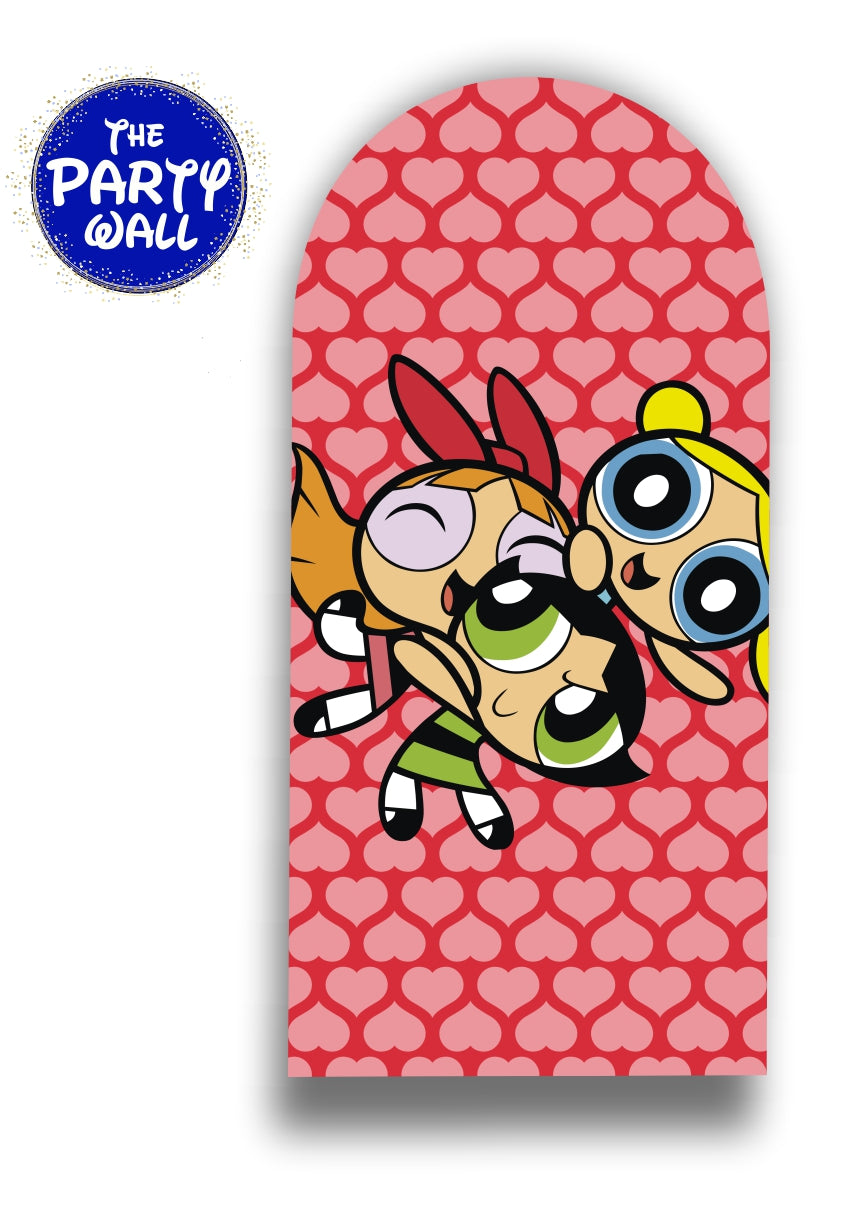 Las Chicas Superpoderosas - Funda para mampara de punta redonda