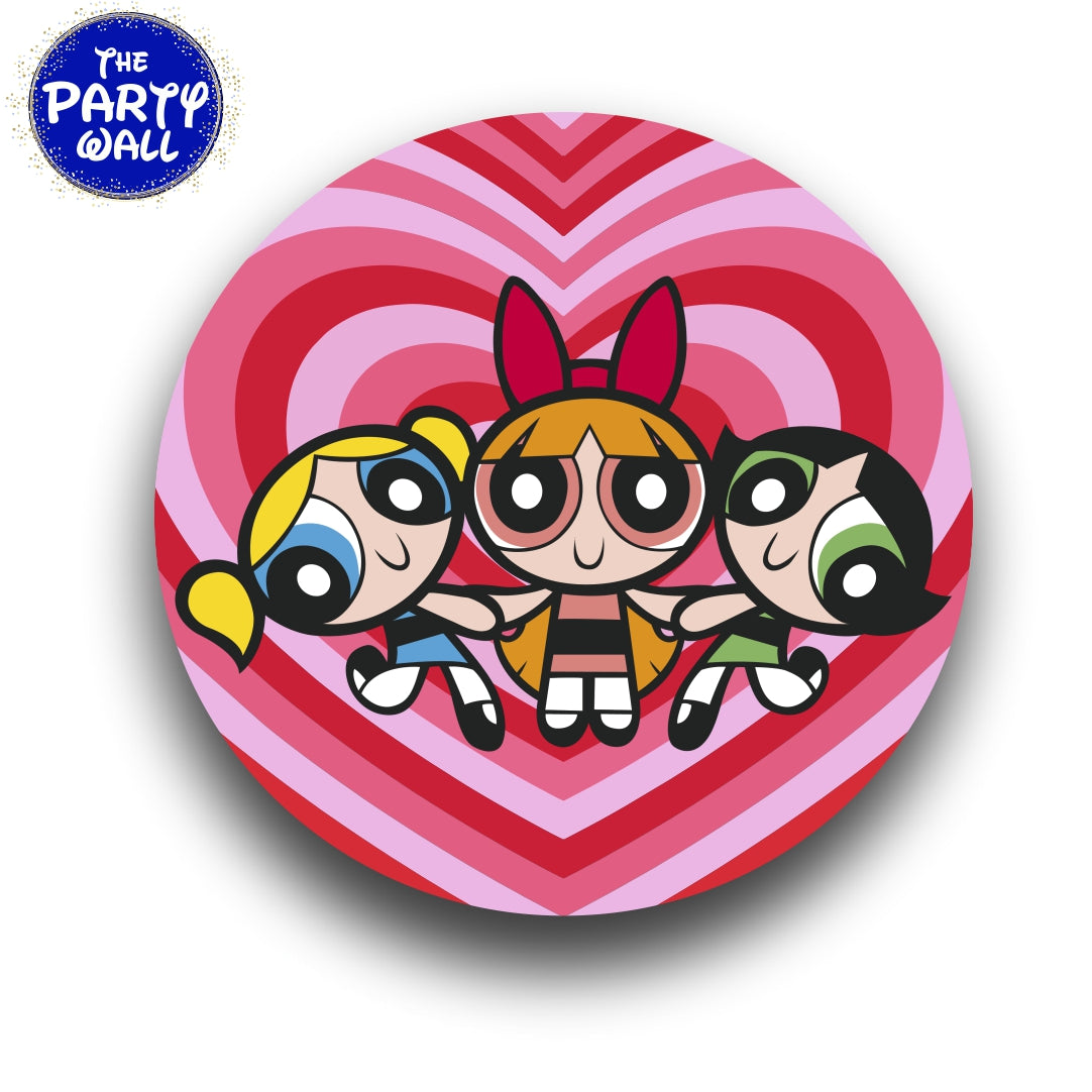 Las Chicas Superpoderosas - Funda para mampara circular