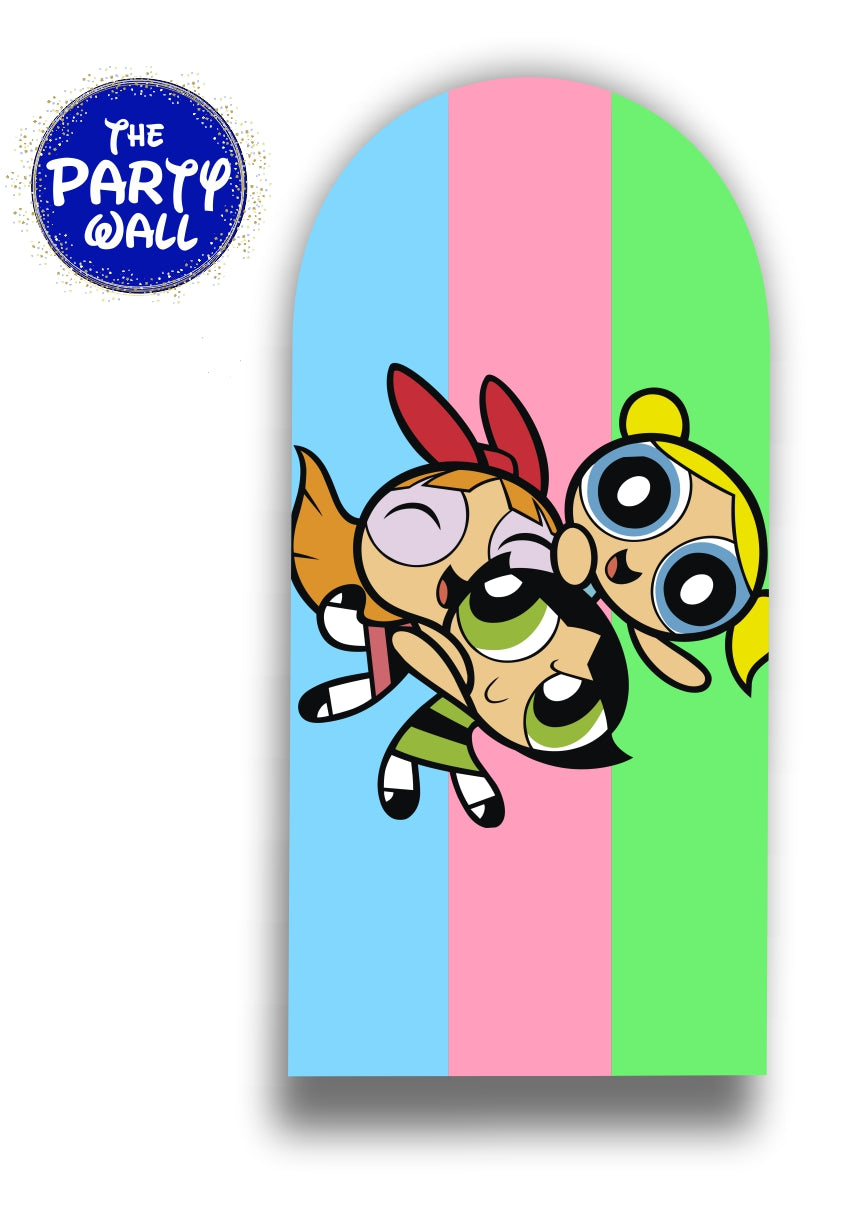 Las Chicas Superpoderosas - Funda para mampara de punta redonda