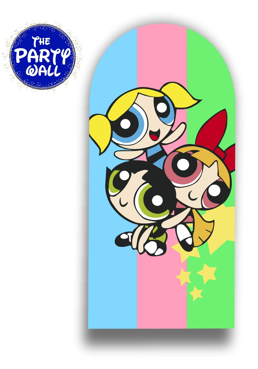 Las Chicas Superpoderosas - Funda para mampara de punta redonda