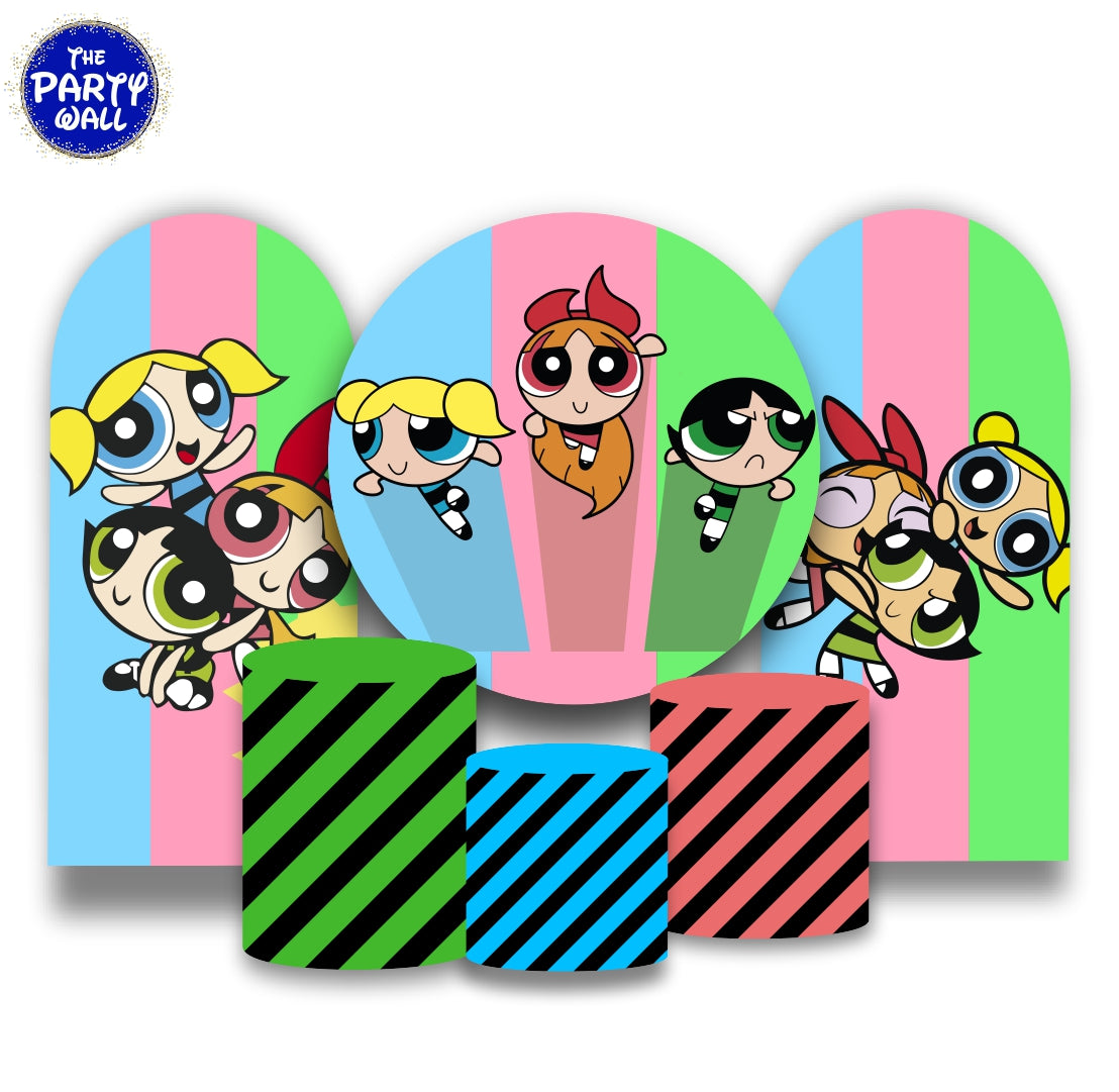 Las Chicas Superpoderosas - Fundas para set + 2 complementos