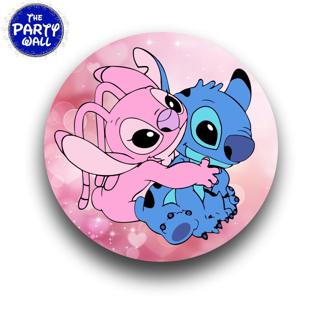 Lilo y Stitch - Funda para mampara circular