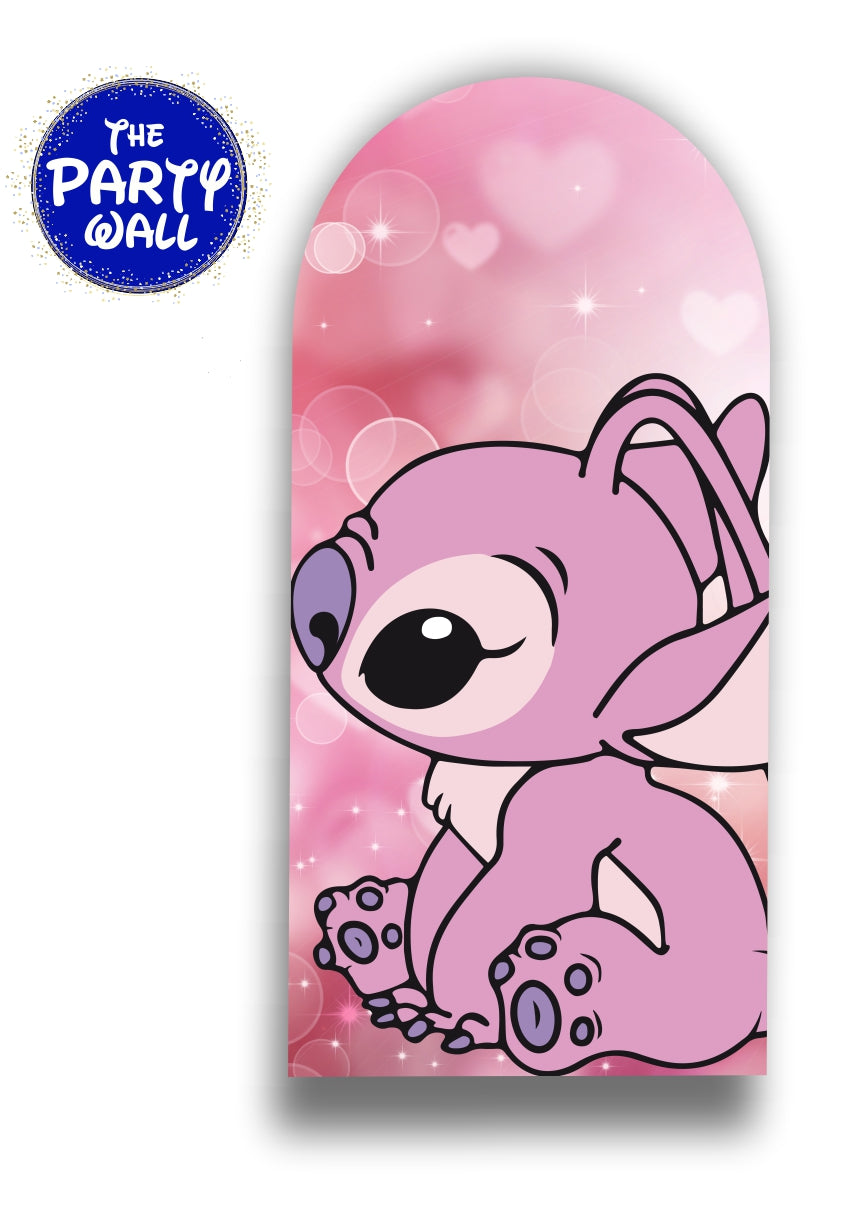 Lilo y Stitch - Funda para mampara de punta redonda