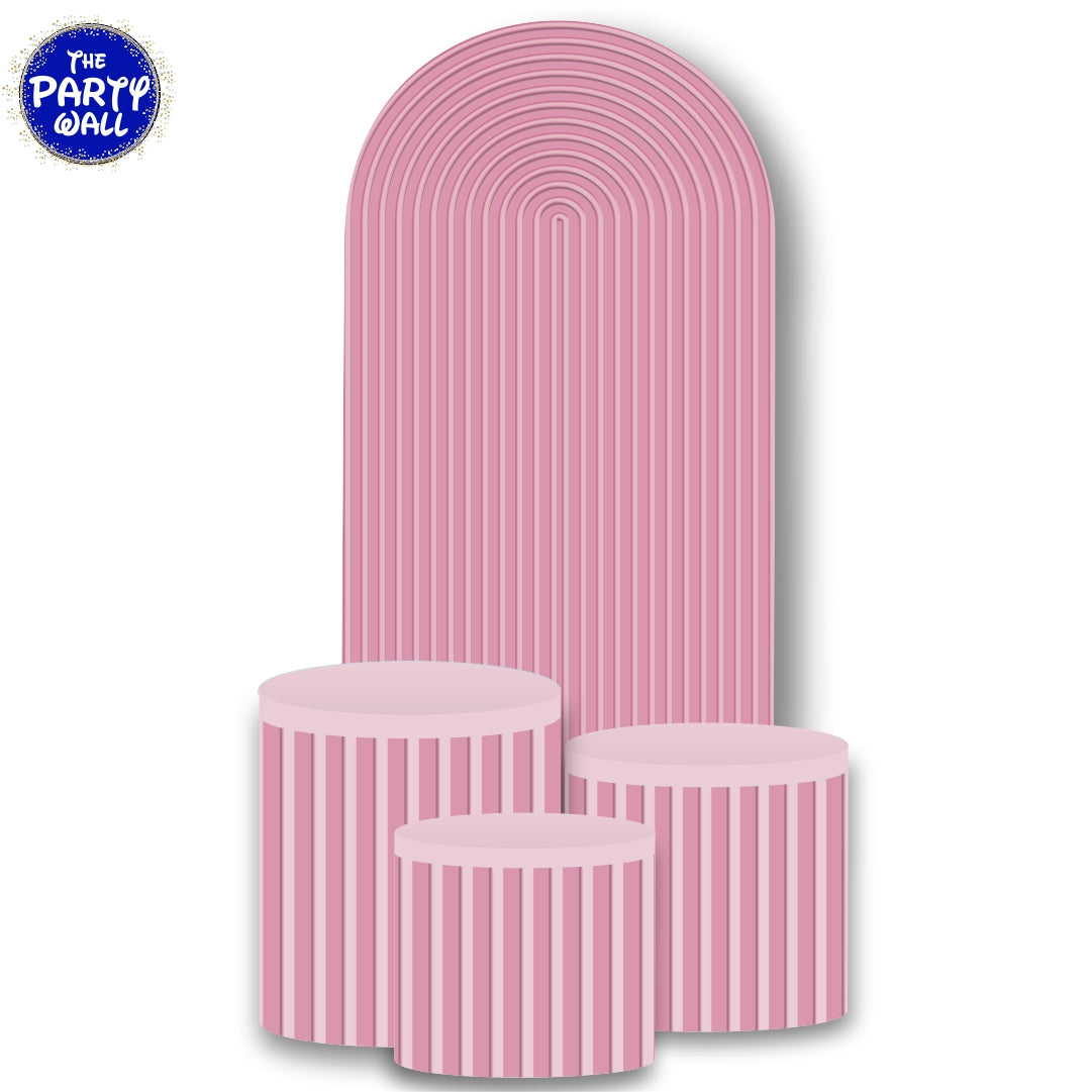 Ondas - Fundas para set de mampara de punta redonda