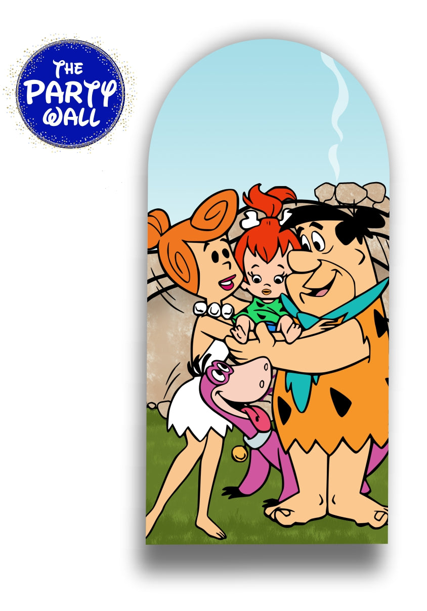 Los Picapiedra - Funda para mampara de punta redonda