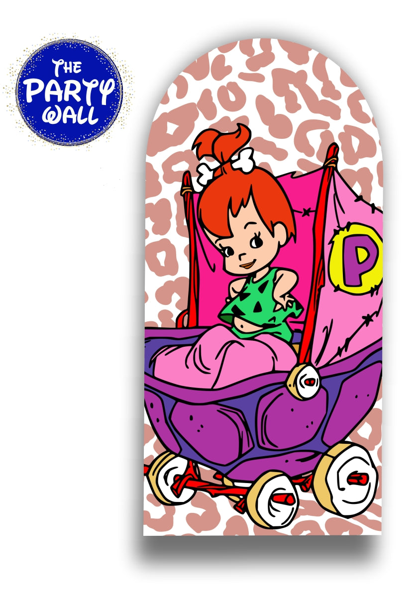 Los Picapiedra - Funda para mampara de punta redonda