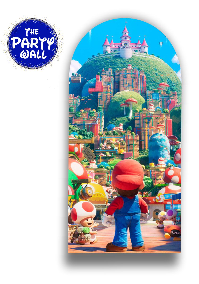 Super Mario - Funda para mampara de punta redonda