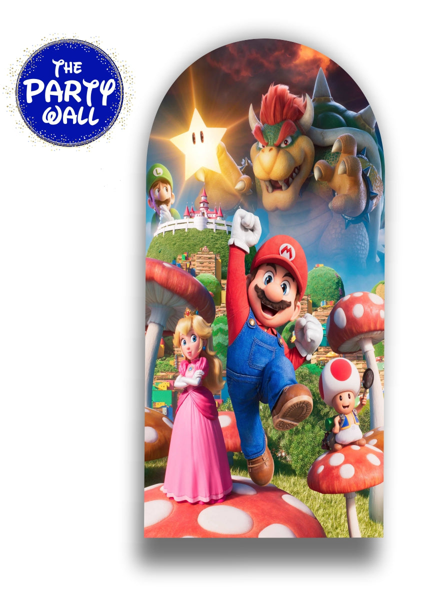 Super Mario - Funda para mampara de punta redonda