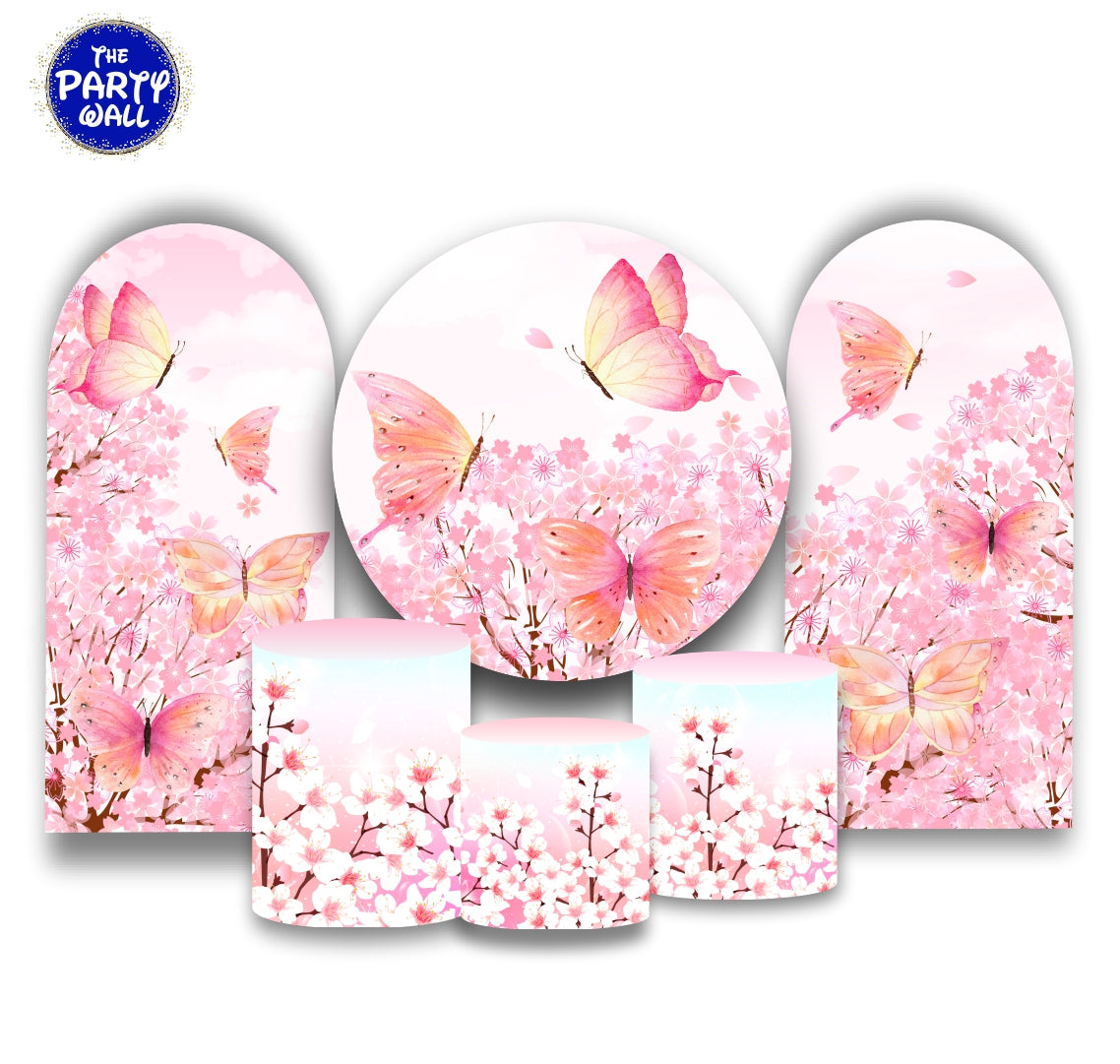 Mariposas - Fundas para set + 2 complementos