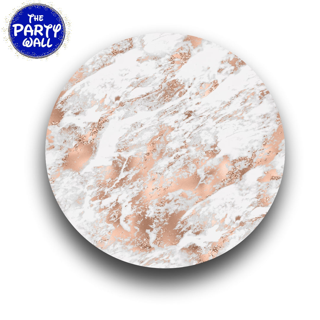 Mármol - Funda para mampara circular