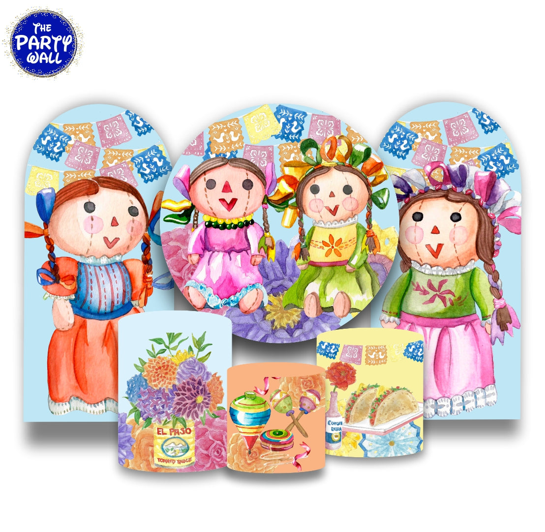 Mexicana - Fundas para set + 2 complementos