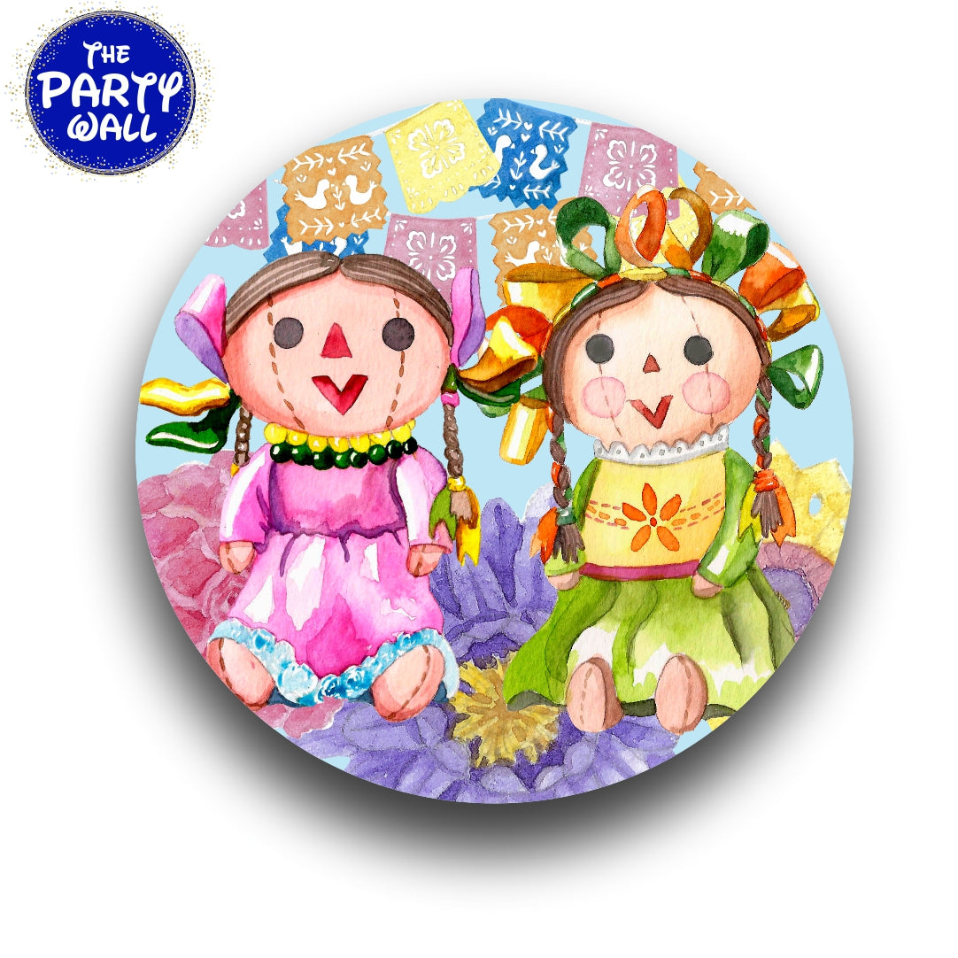 Mexicana - Funda para mampara circular