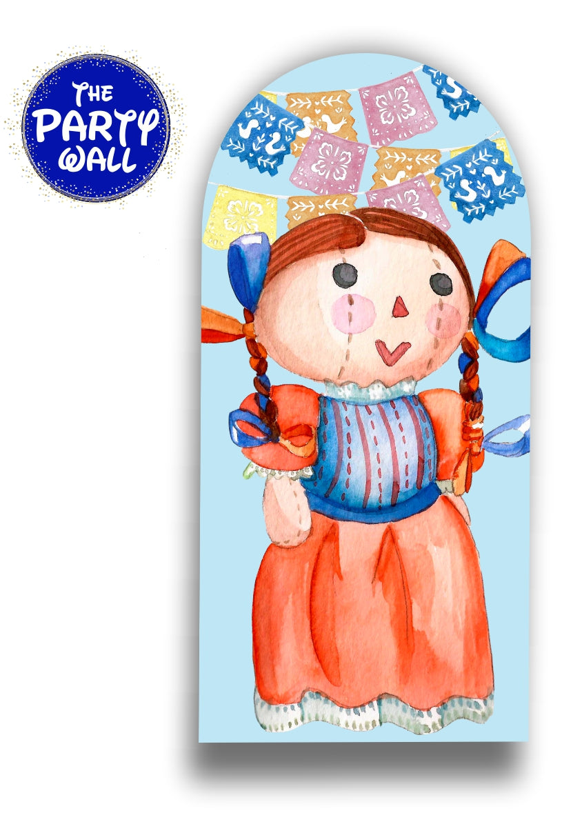 Mexicana - Funda para mampara de punta redonda