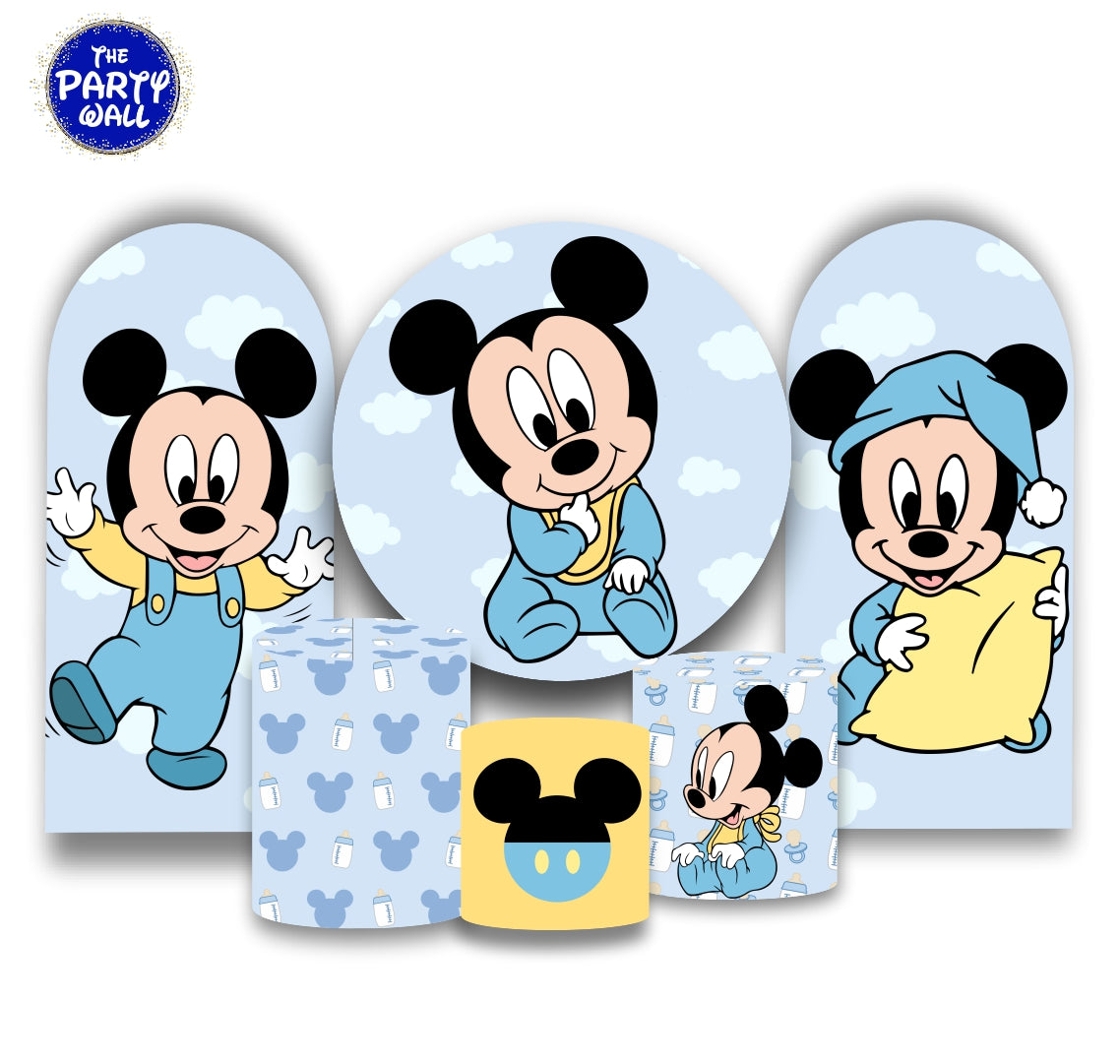 Mickey Mouse - Fundas para set + 2 complementos