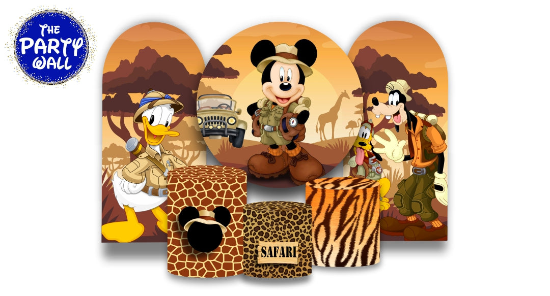 Mickey Mouse Safari - Fundas para set + 2 complementos