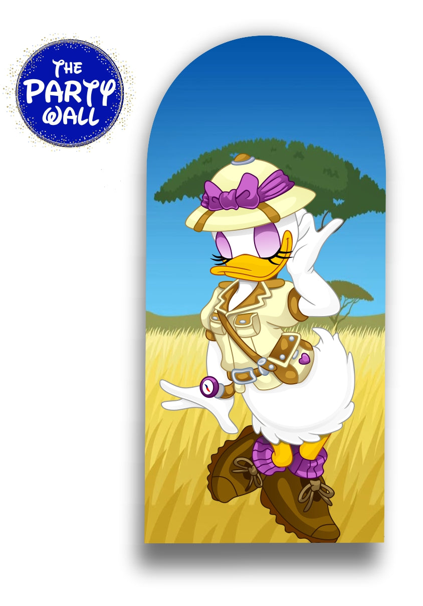 Mickey Mouse Safari - Funda para mampara de punta redonda