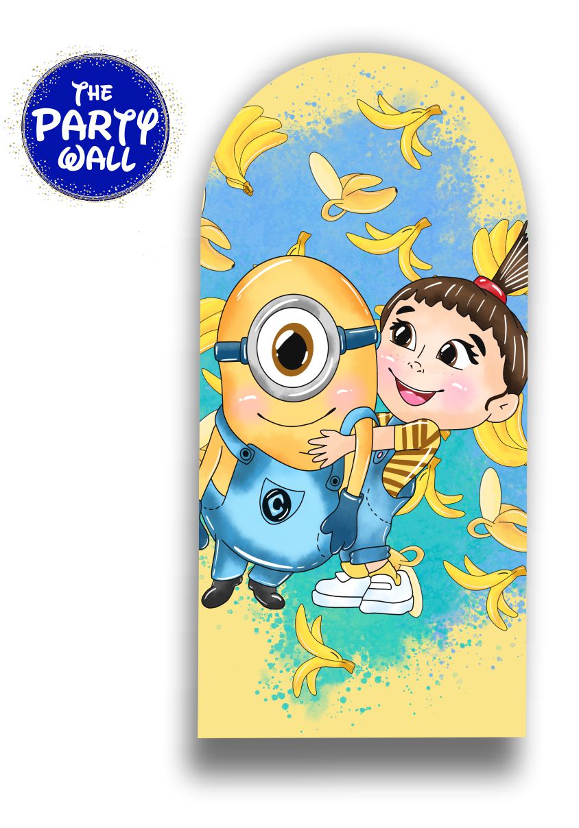 Minions - Funda para mampara de punta redonda