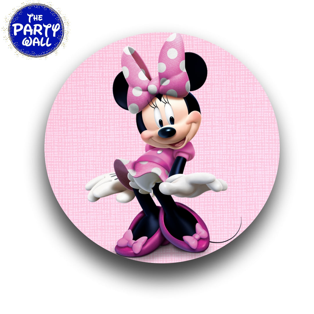 Minnie Mouse - Funda para mampara circular