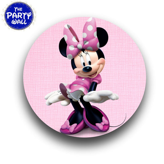 Minnie Mouse - Funda para mampara circular