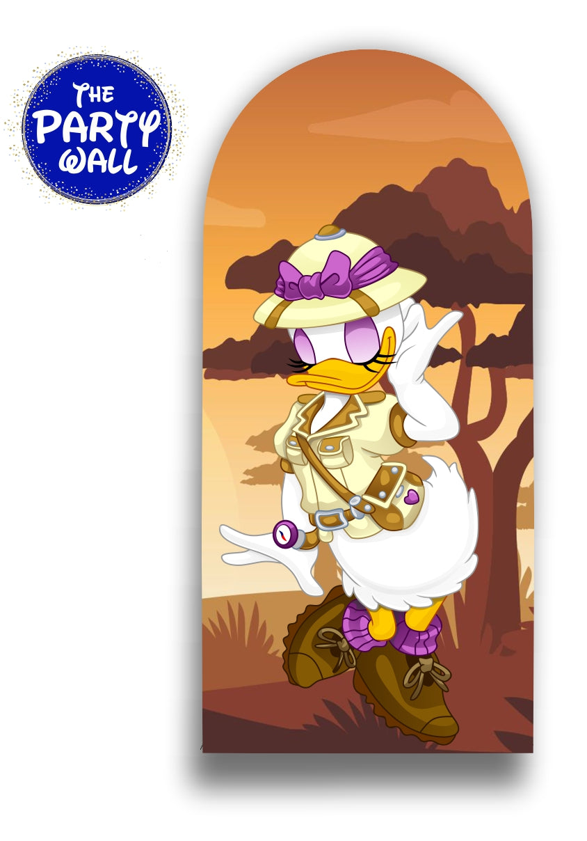 Minnie Mouse Safari - Funda para mampara de punta redonda