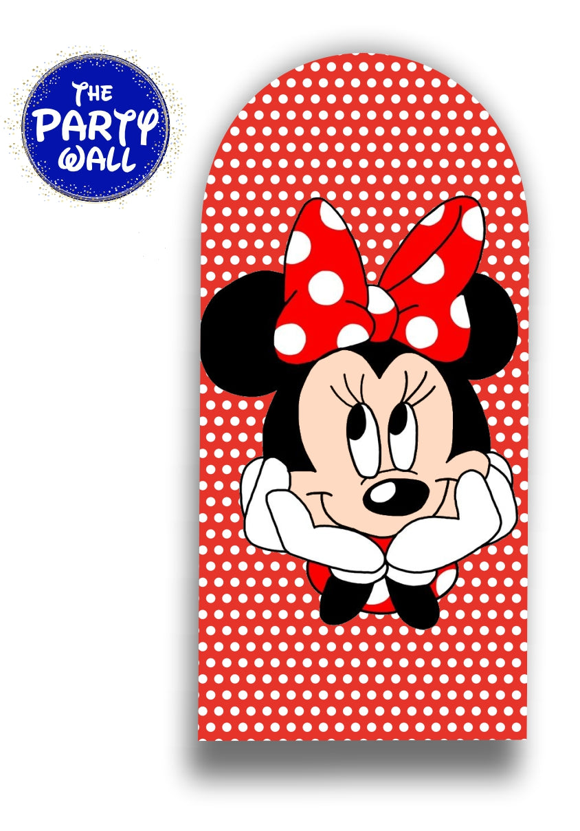 Minnie Mouse - Funda para mampara de punta redonda