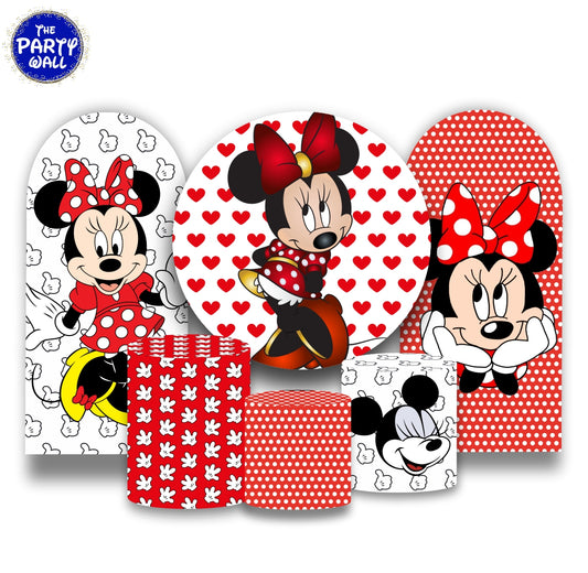 Minnie Mouse - Fundas para set + 2 complementos