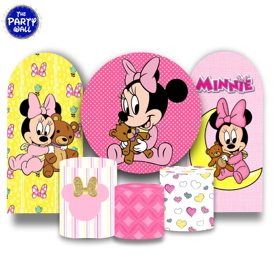 Minnie Mouse Bebé - Fundas para set + 2 complementos