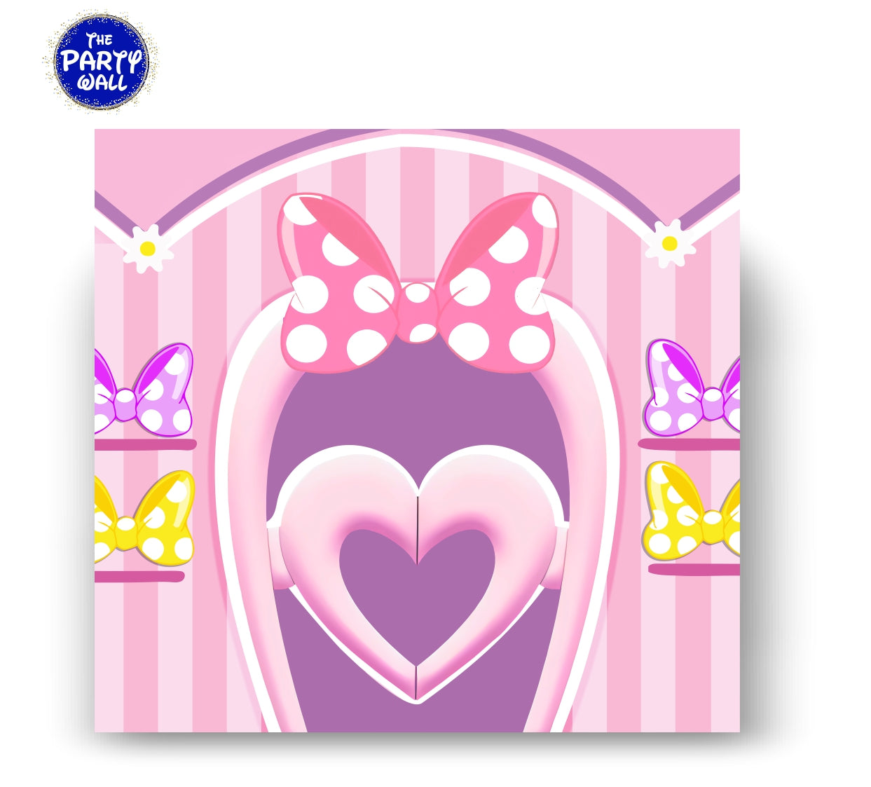 Minnie Boutique - Funda para mampara cuadrada