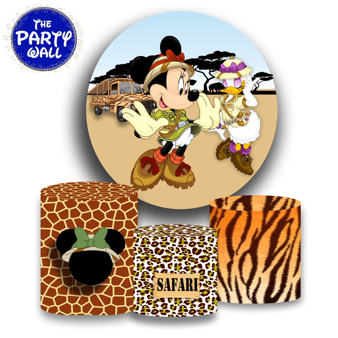 Minnie Mouse Safari - Fundas para set sencillo